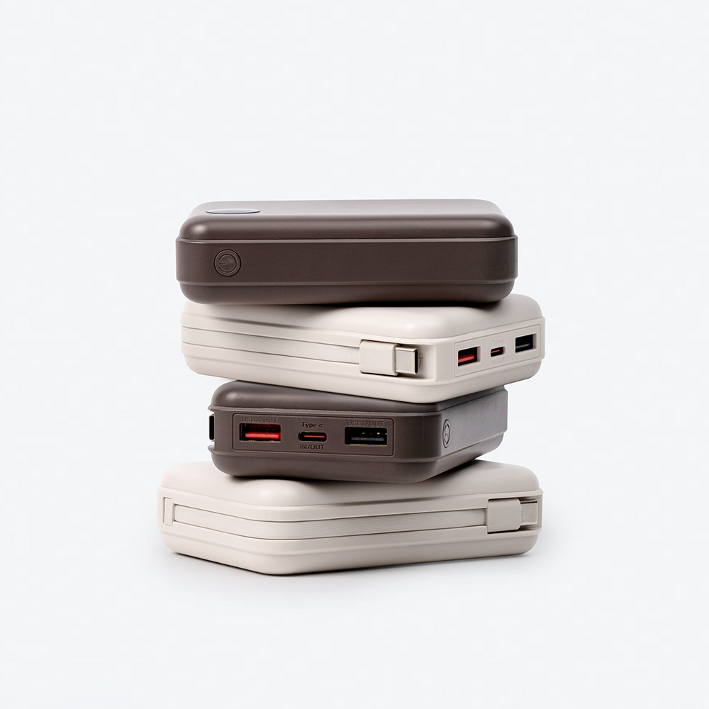시홈 고속충전 대용량 휴대용 일체형 보조배터리 20000mAh 이미지 7