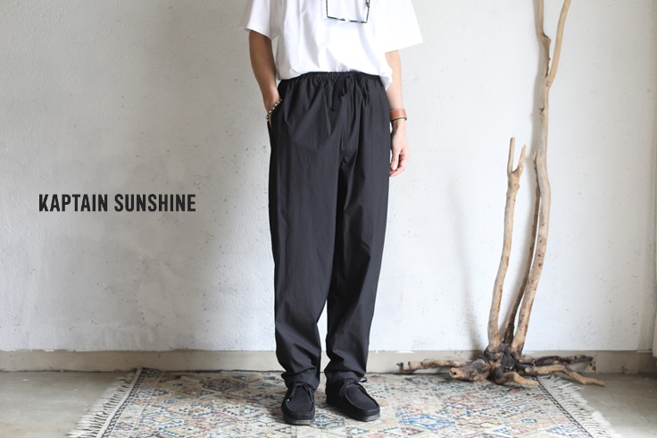 캡틴선샤인 KAPTAIN SUNSHINE 트랙 팬츠 바지 KS24SPT16 블랙 - 상품 이미지