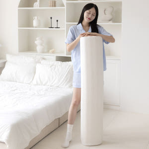베네폼 130cm 길쭉이 냉감 롱 바디필로우 대형 메모리폼 죽부인쿠션 솔직 후기 | 실제 배치 사진 포함 - 상품 이미지 3