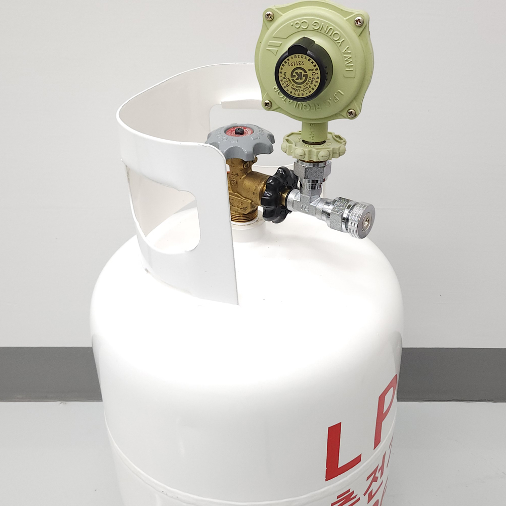 (20) LPG 가스통 2구 분배기 어댑터 / 프로판 가스 3KG 5KG 10KG - 상세 이미지 4