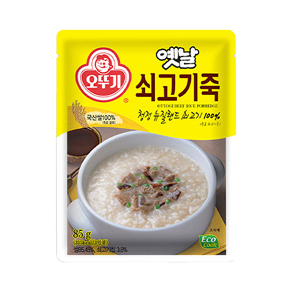 오뚜기 옛날 쇠고기죽 85g - 상품 이미지