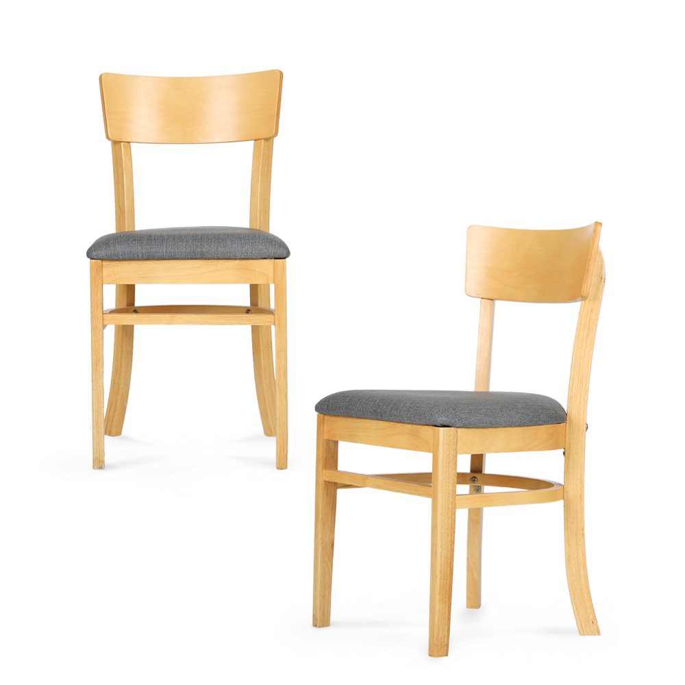 린백 LB21K 카페 인테리어 원목 식탁의자 2개입 구성