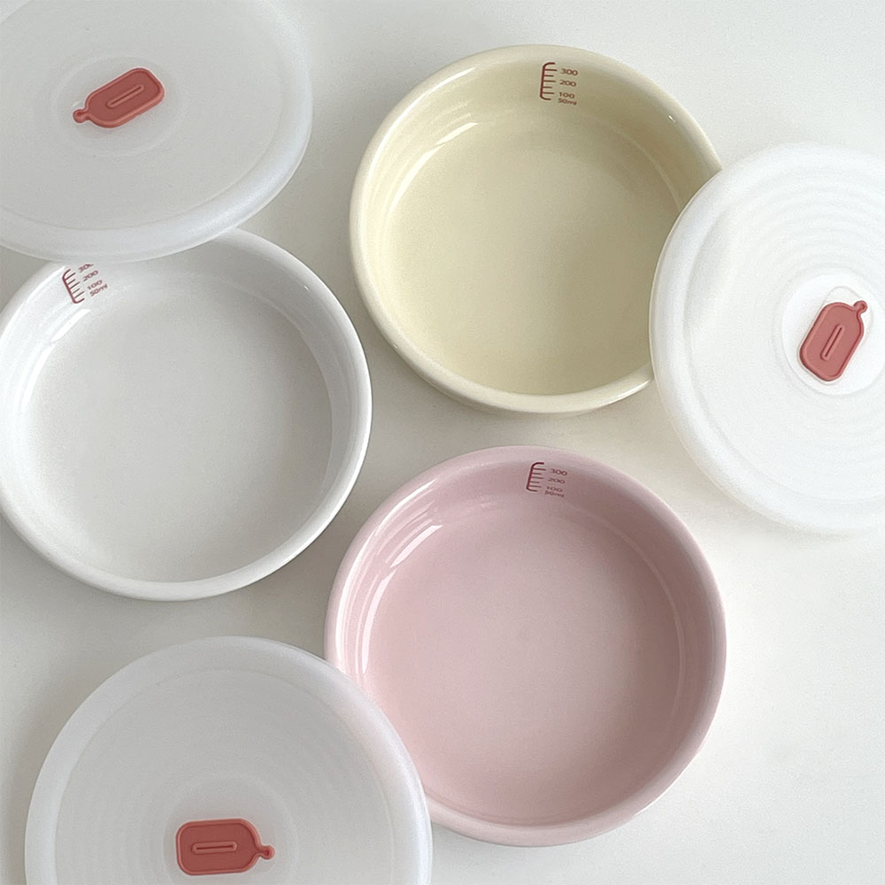 클린클링 이유식 도자기 밀폐용기 350ml 3p