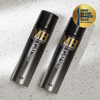 [1+1] 갸스비 스타일링 매트하드 남성스프레이 앞머리 픽서 고정 미용실스프레이 200ml