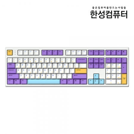 한성컴퓨터 GK787SE OfficeMaster 8K 기계식 토독 (블루베리 스무디, 35g) 키보드