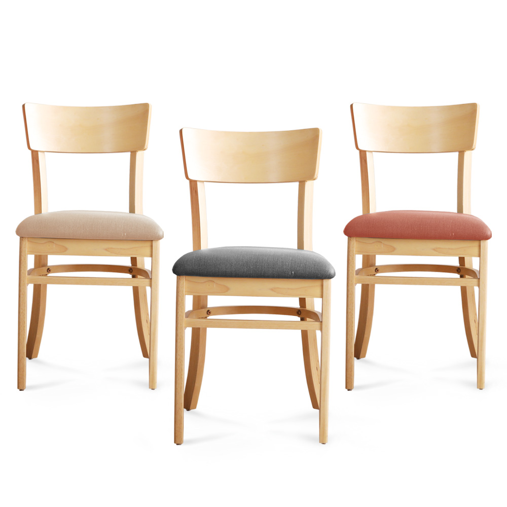 린백 LB21K 카페 인테리어 원목 식탁의자 2개입 구성