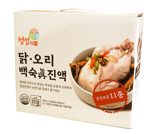 닭 오리 백숙 진액 3+1포 - 삼계탕 한방 재료 밀키트 소스 레시피 원료 보양식 - 상세 이미지 3