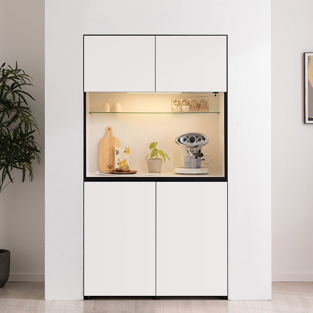 L010085 커스텀 홈카페 냉장고장 수납장 1000 일반형