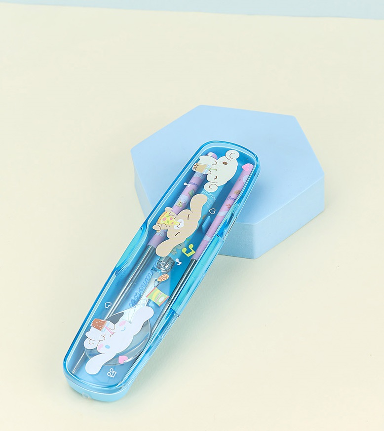 시나모롤 수저세트 산리오 젓가락 숟가락 어린이 초등 스텐 - 상세 이미지 2