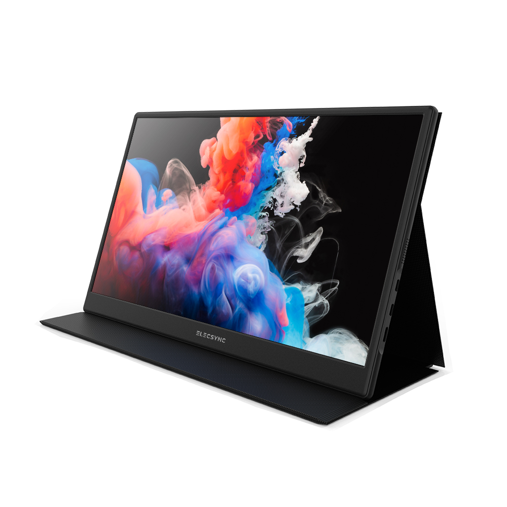 일렉싱크 S15A 휴대용 모니터 노트북 듀얼 보조 서브 덱스 미러링 39.62cm, 블랙 - 상세 이미지 2