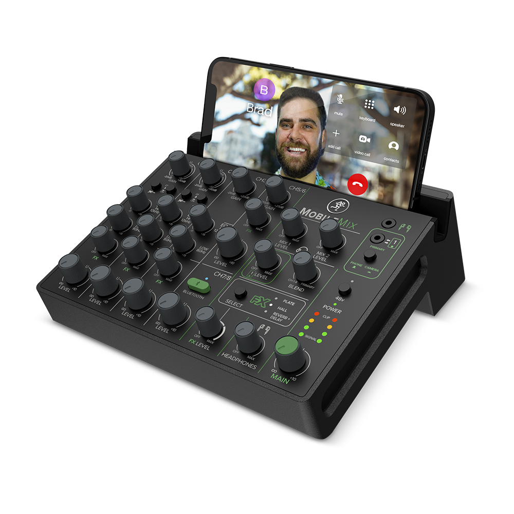MACKIE MobileMix 맥키 모바일믹스 8채널 블루투스 스마트폰 스트리밍 오디오 믹서