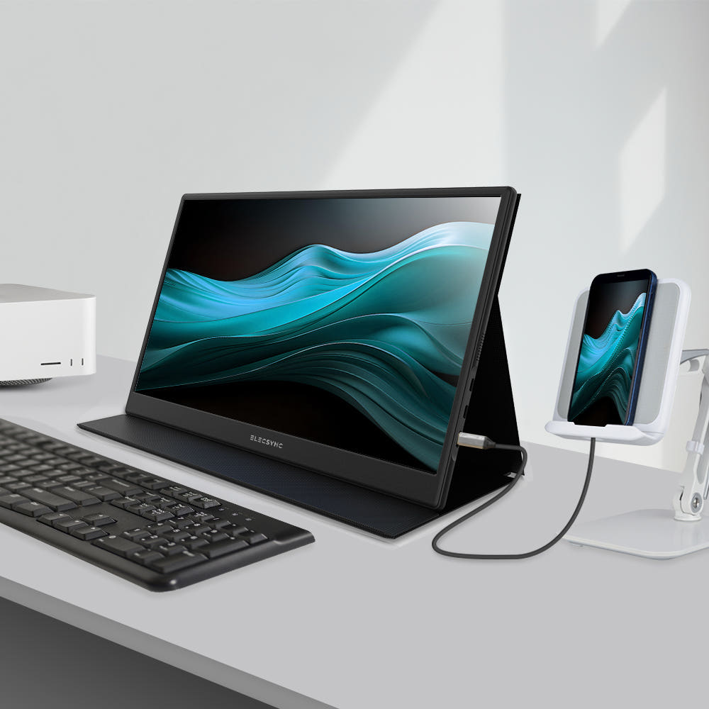 일렉싱크 휴대용 모니터 블랙