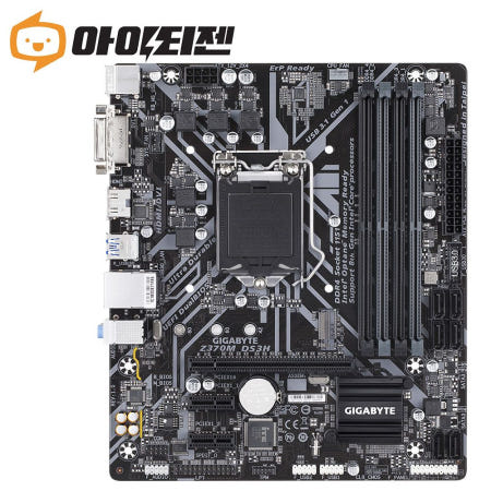 기가바이트 Z370M DS3H 인텔 Z370 메인보드 8,9세대 1151V2소켓 기가바이트