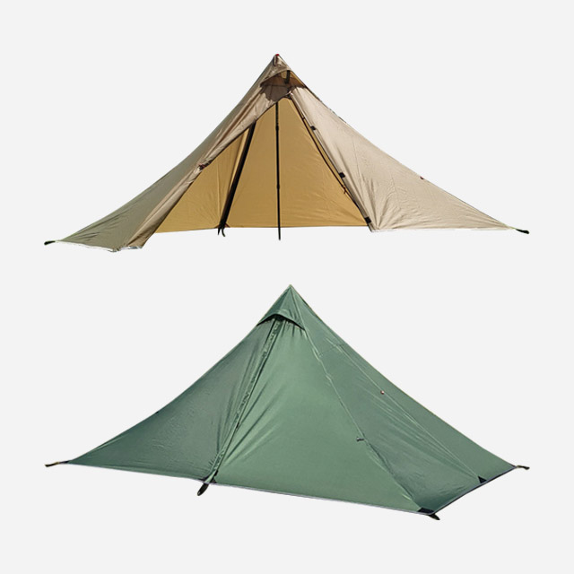 KOOLMAN(쿨맨) 초경량 백패킹 티피 텐트 전용 외부 플라이 브라운