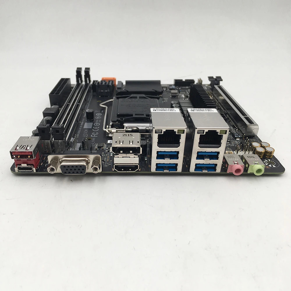 기가 바이트호환 C246 LGA 1151 DDR4 64GB PCI-E 3.0 미니 ITX 워크스테이션 마더보드 PC C246N-WU2용