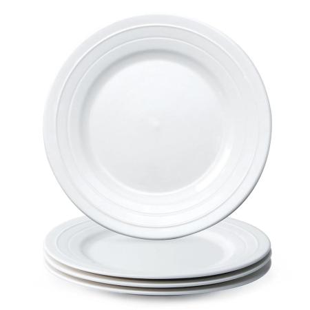 NUTRIUPS 107in Ceramic Dinner Plates Large Plate for Salad Steak Microwavable Serving Dish Ovenproof : 에스와이넷샵