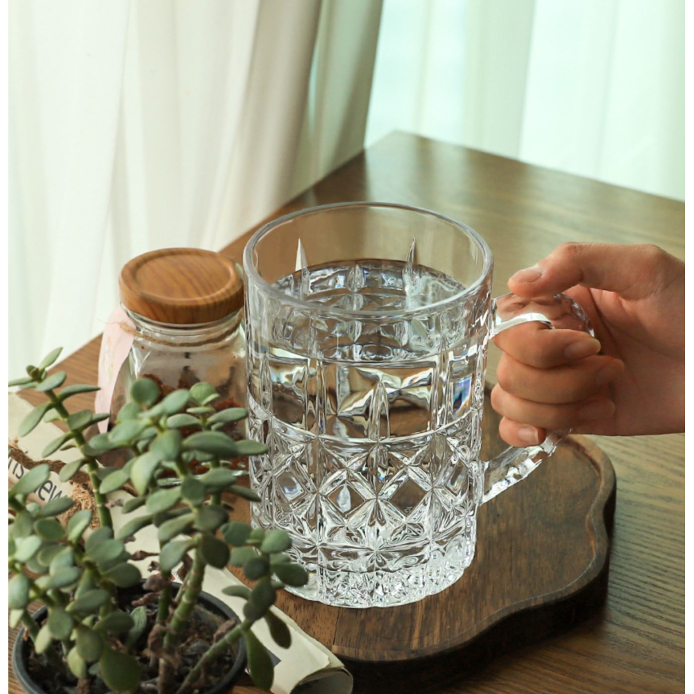 맥주잔 대형 850ml 하이볼 생 소맥 전용 특이한 글라스 에이드잔 홈카페 집들이선물 - 상세 이미지 5