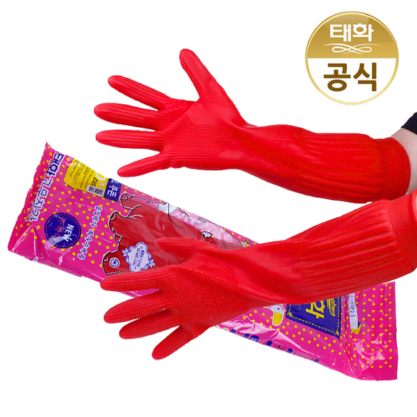 태화 고무장갑 특대형 주방 설거지 위생용품 주방용품 식기도구 : 에스제이종합유통