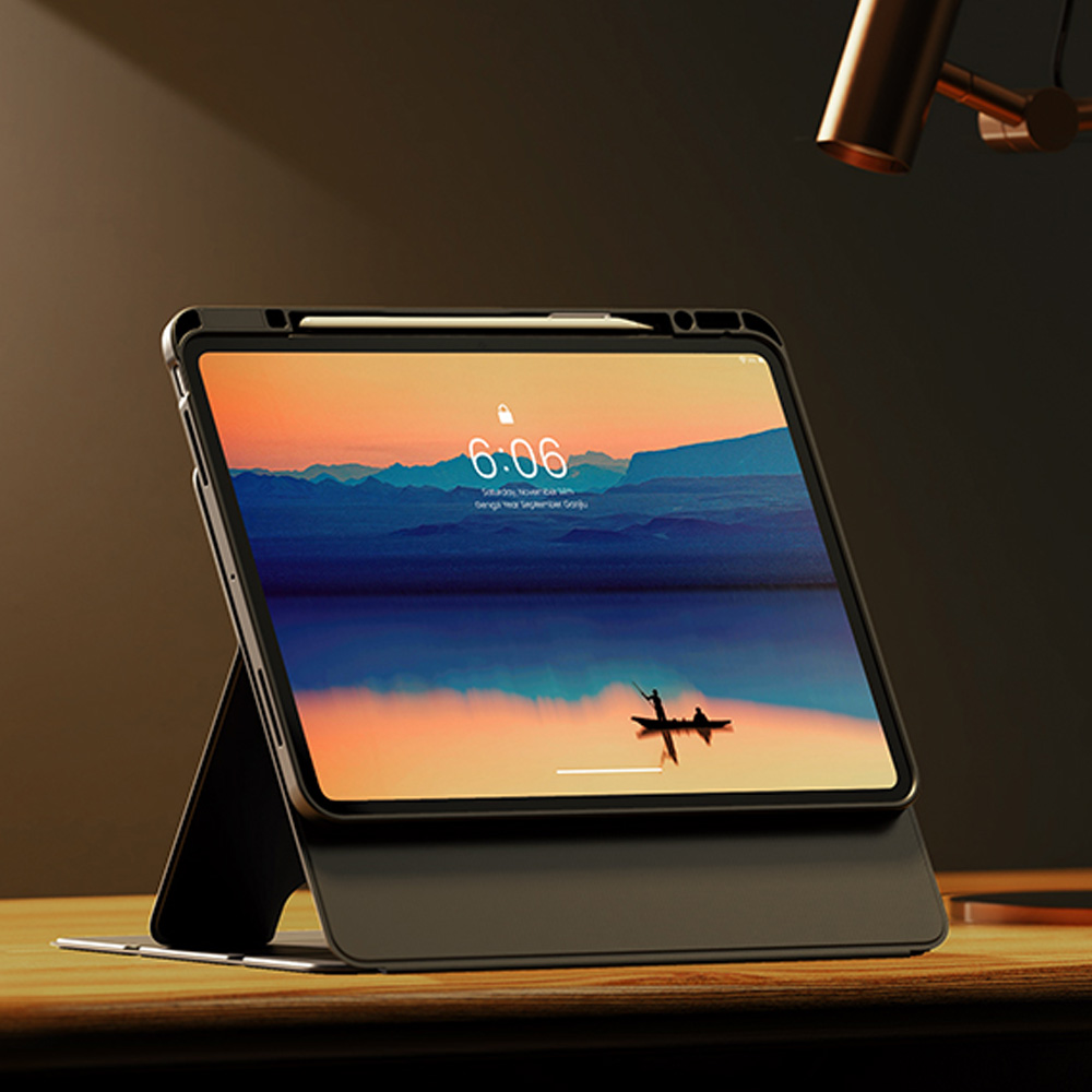 비스비 플렉스뷰 마그네틱 케이스/ 가로세로회전스탠딩/ 다크 그레이, 아이패드프로13 8세대M5 7세대M4 - 상세 이미지 4