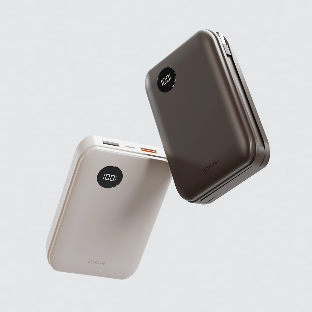 시홈 고속충전 대용량 휴대용 일체형 보조배터리 20000mAh