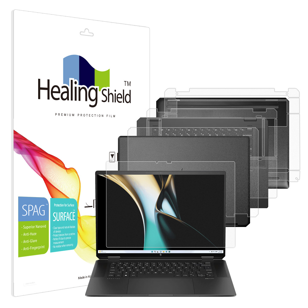 HP 스펙터 X360 16-aa0008TX 슈페리어 저반사 액정보호필름1매 외부3종 - 상품 이미지