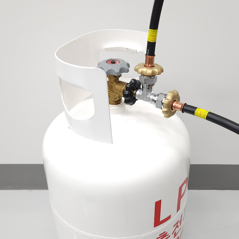(20) LPG 가스통 2구 분배기 어댑터 / 프로판 가스 3KG 5KG 10KG 이미지 6