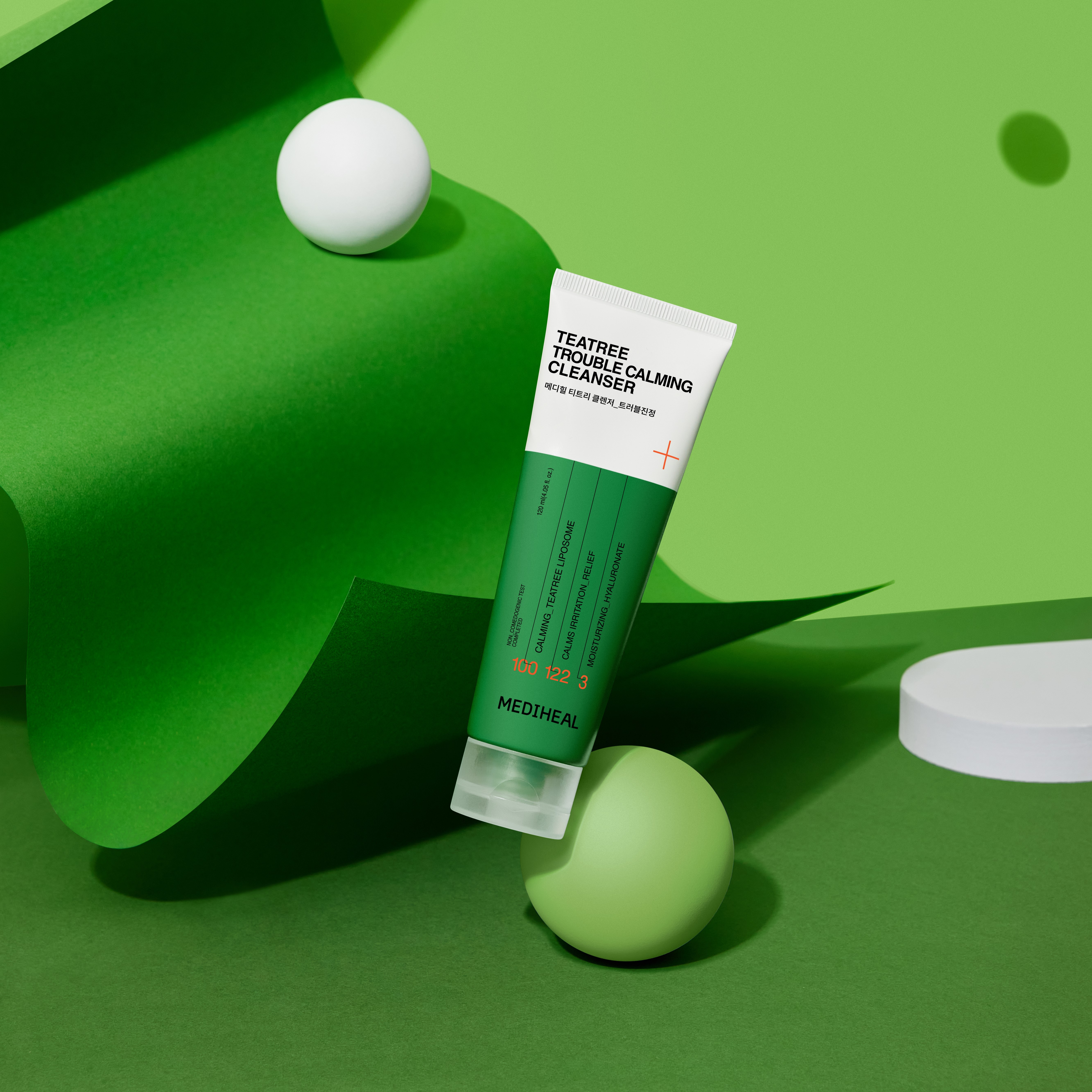 메디힐 티트리 트러블진정 클렌징폼 / 저자극 약알칼리성 120ml, 2개 - 상세 이미지 2
