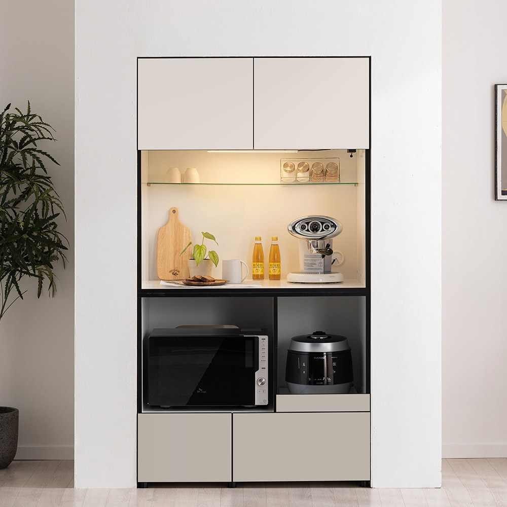 커스텀 홈카페 냉장고장 홈바 주방가전 수납장1000(일반형)