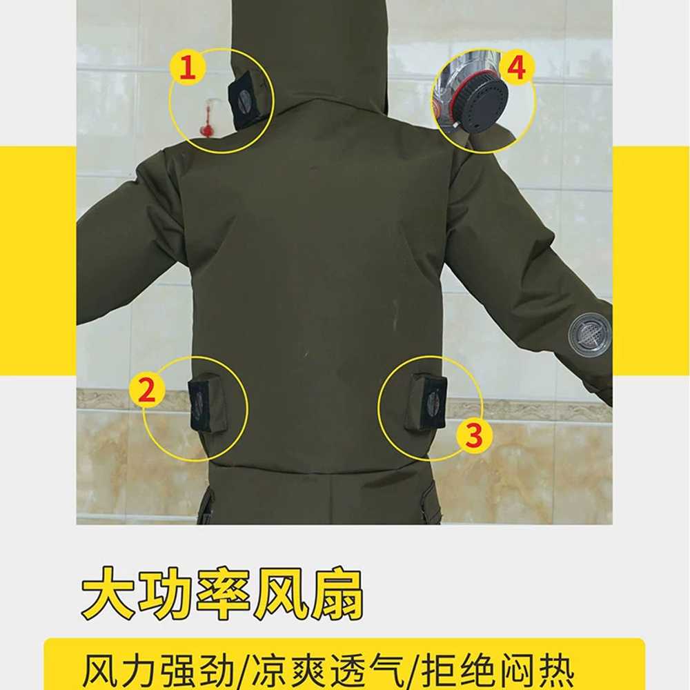 선풍기 말벌 슈트 전신 양봉 통기성 여름 작업 장비 - 상세 이미지 4