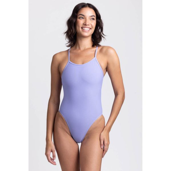 졸린 브랜든 원피스 수영복 라벤더 Jolyn Brandon 2 Swim Onesie (solids) - Lavender - 메인 이미지