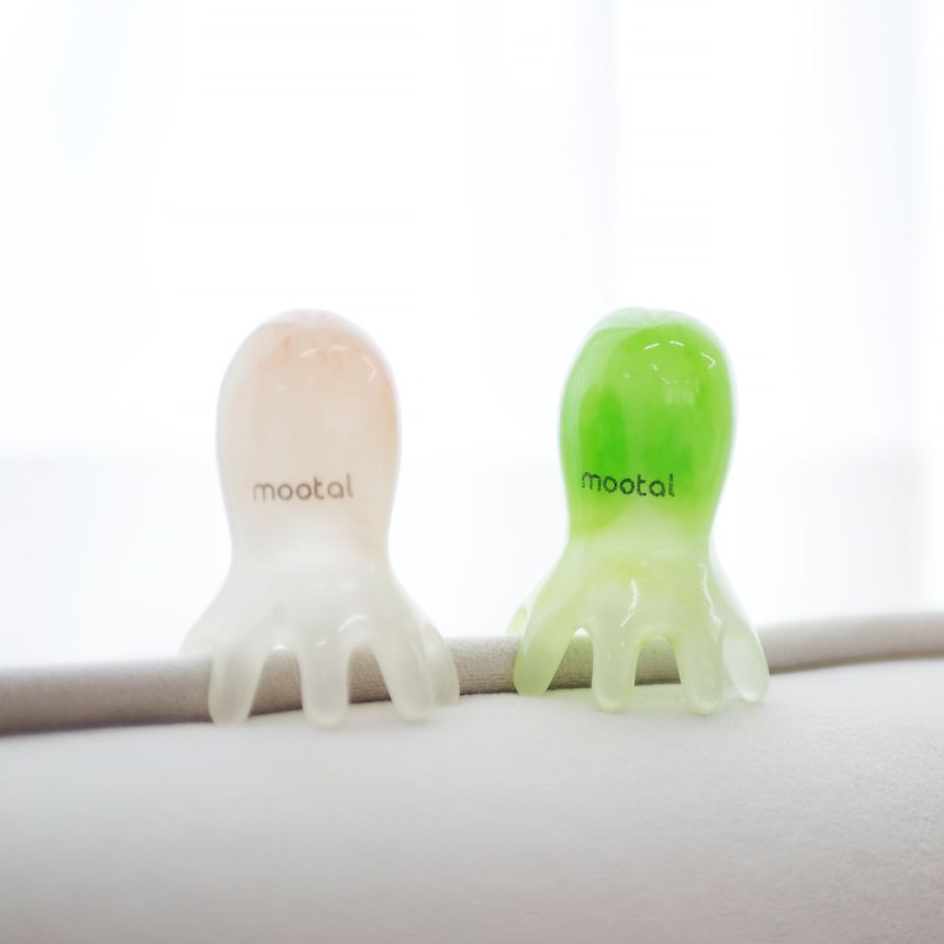 무탈 문어 두피 괄사 마사지기 승모근 머리 빗 지압 마사지 사진 6