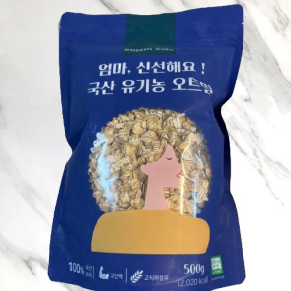 모던구루 국산 오트밀 500g : 지쿠11