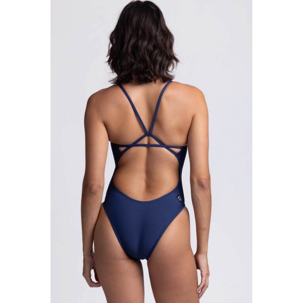 졸린 페리 원피스 수영복 네이비 Jolyn Perry Swim Onesie (solids) - Navy - 메인 이미지
