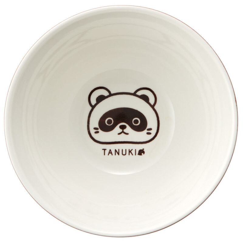 [발주상품 2~4 영업일 후 발송예정] 스케이터 너구리 TANUKI 캐릭터 도자기 밥공기 CHRB2 - 주방·식기 - 하카타몰