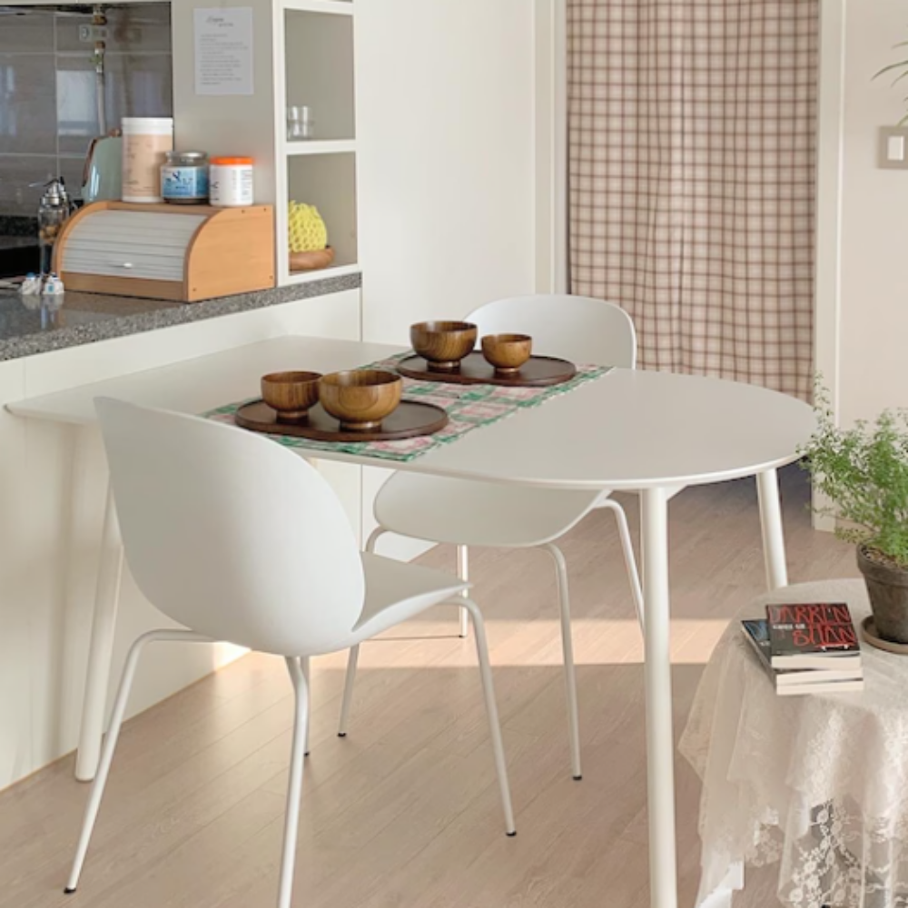 이케아 식탁 원형 테이블 카페 2인용 DOCKSTAR 화이트