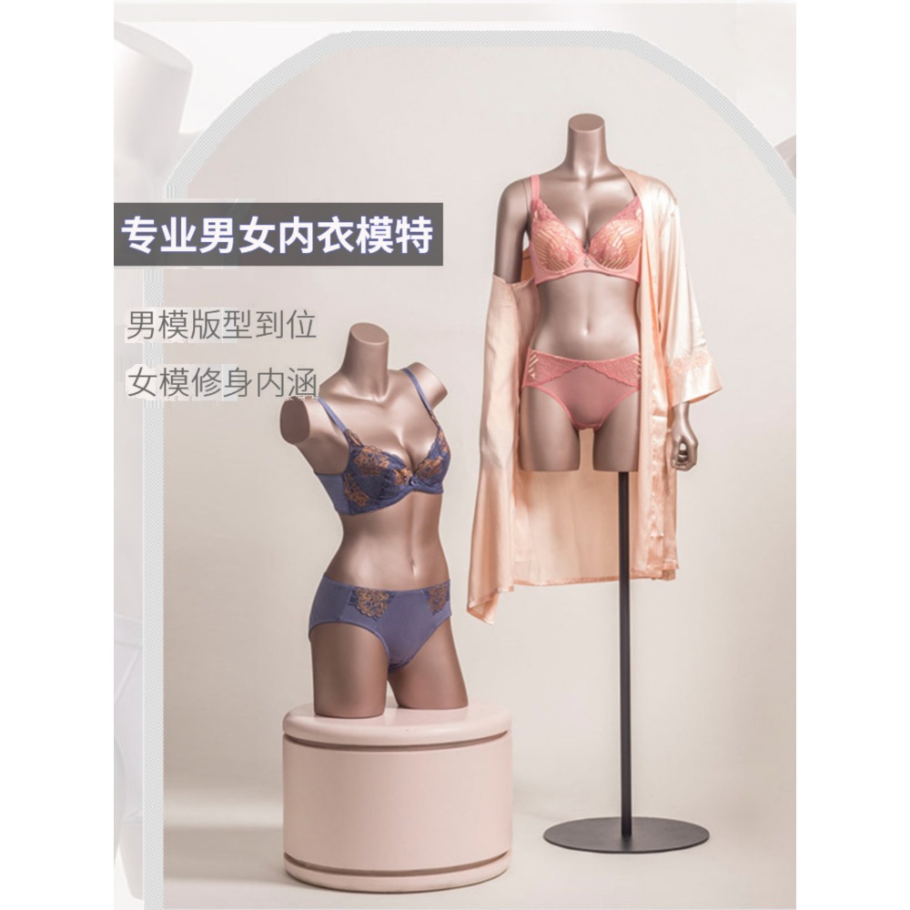 속옷 마네킹 브래지어 팬티 란제리 마네킨 여성 - 상세 이미지 2
