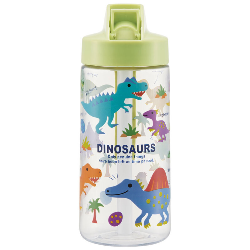 스케이터 DINOSAURS PICTURE BOOK 캐릭터 스트로 보틀 500ml PSTB5 - 주방·식기 - 하카타몰