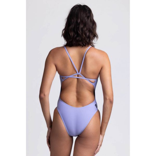 졸린 페리 원피스 수영복 라벤더 Jolyn Perry Swim Onesie (solids) - Lavender - 메인 이미지