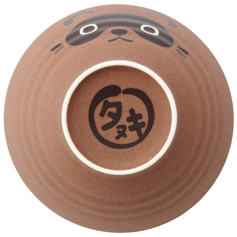 [발주상품 2~4 영업일 후 발송예정] 스케이터 너구리 TANUKI 캐릭터 도자기 밥공기 CHRB2 - 주방·식기 - 하카타몰