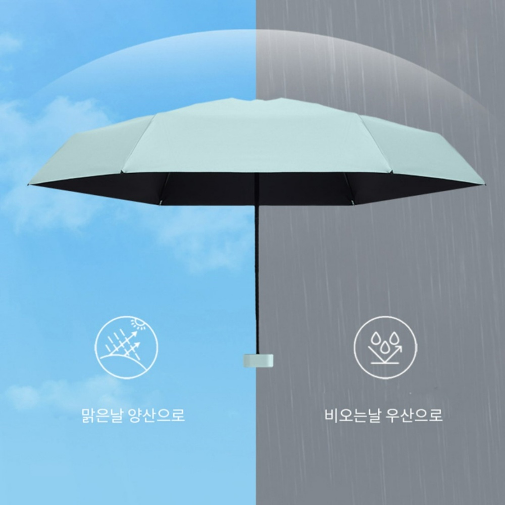 백패킹우산 등산 중학생 트레킹 방수 여행용 등산 캡슐 아웃도어 포켓 초소형 - 상세 이미지 2