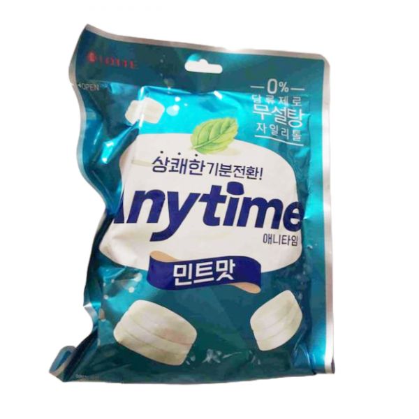 롯데 애니타임 밀크민트 실속팩 185g : 지쿠11