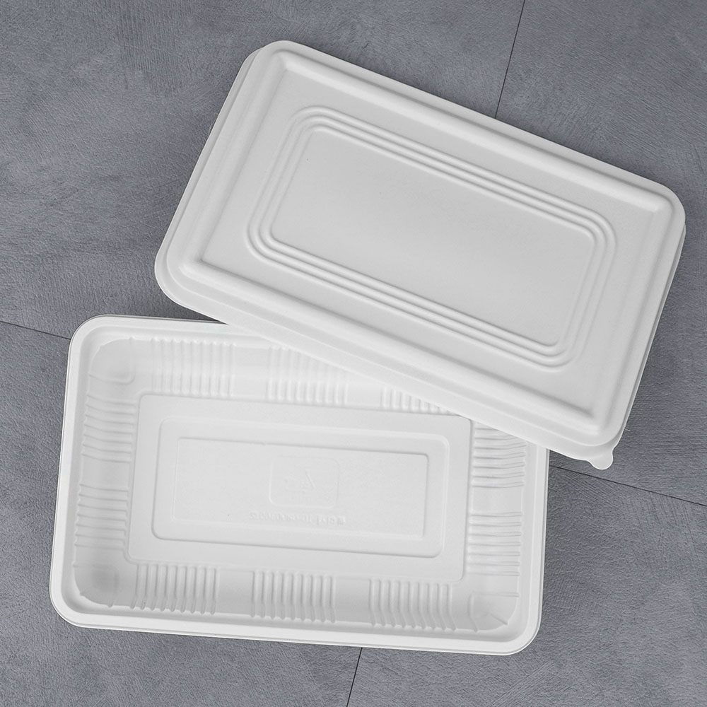 전자레인지 일회 용기 볶음밥 김밥 포장 용기 사각 도시락케이스 - 상세 이미지 3