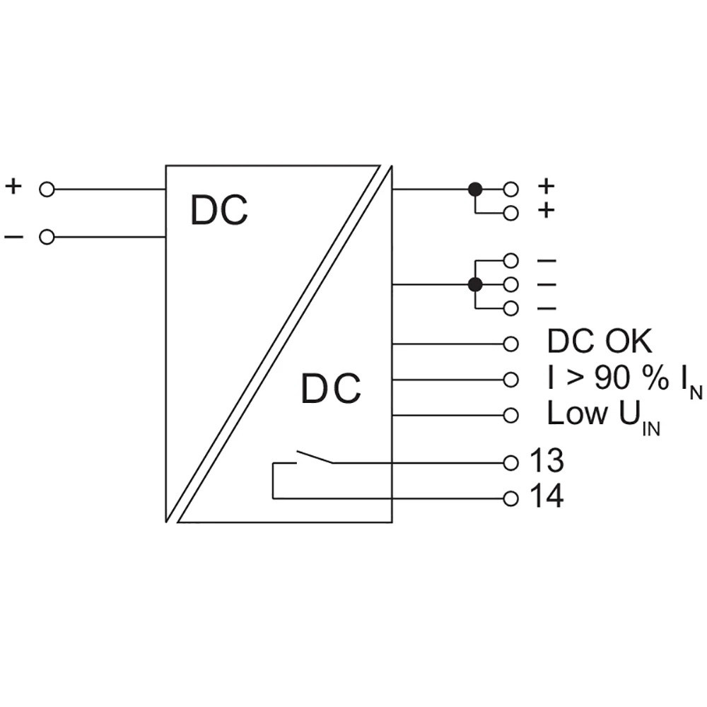 2001820000 PRO DCDC 480W 24V 20A 스위칭 전원공급장치 DC/DC 컨버터은 하게 로 작동