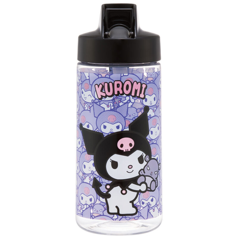 [발주상품 2~4 영업일 후 발송예정] 스케이터 산리오 쿠로미 캐릭터 스트로 보틀 500ml PSTB5 - 주방·식기 - 하카타몰