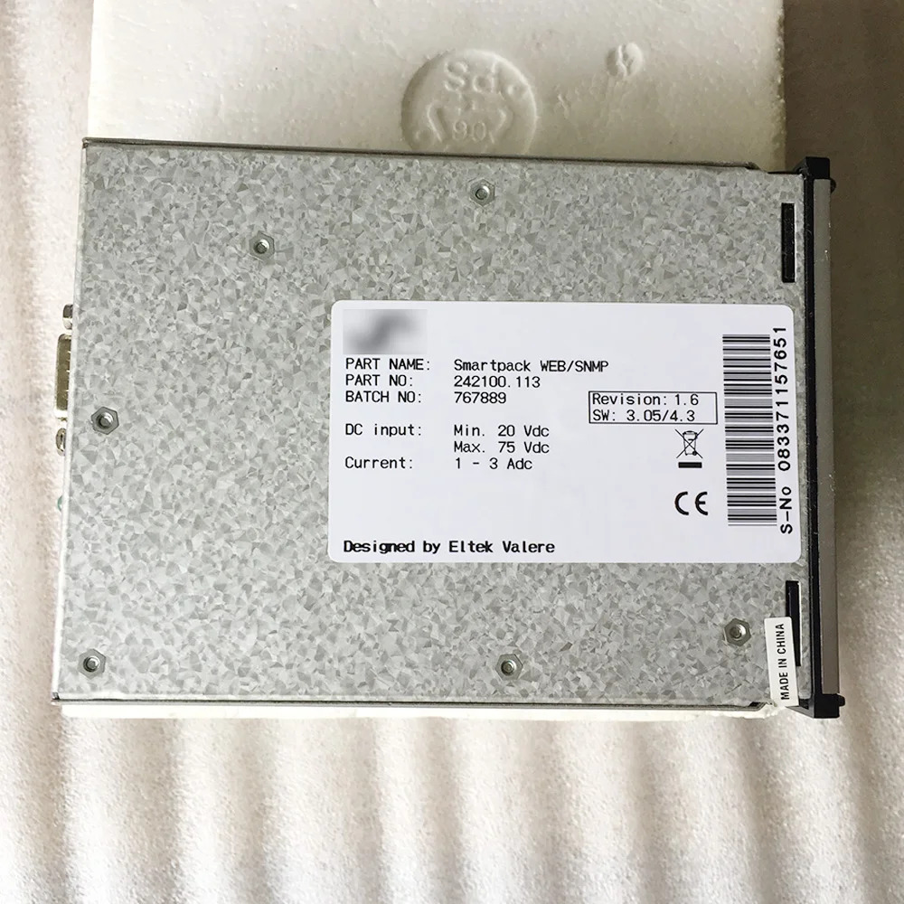 ELTEK Smar Tpack WEB/SNMP모니터링 모듈 242100 .113 767889 리퍼
