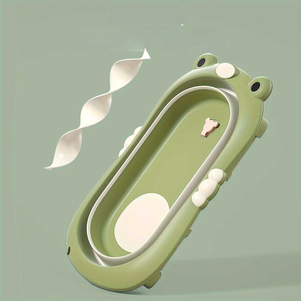 반려동물 미니 휴대용 접이식 욕조 반려견 반려묘 애완동물 목욕 개구리
