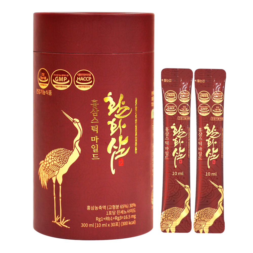 활화삼 홍삼스틱 마일드 10ml x 30포, 1개