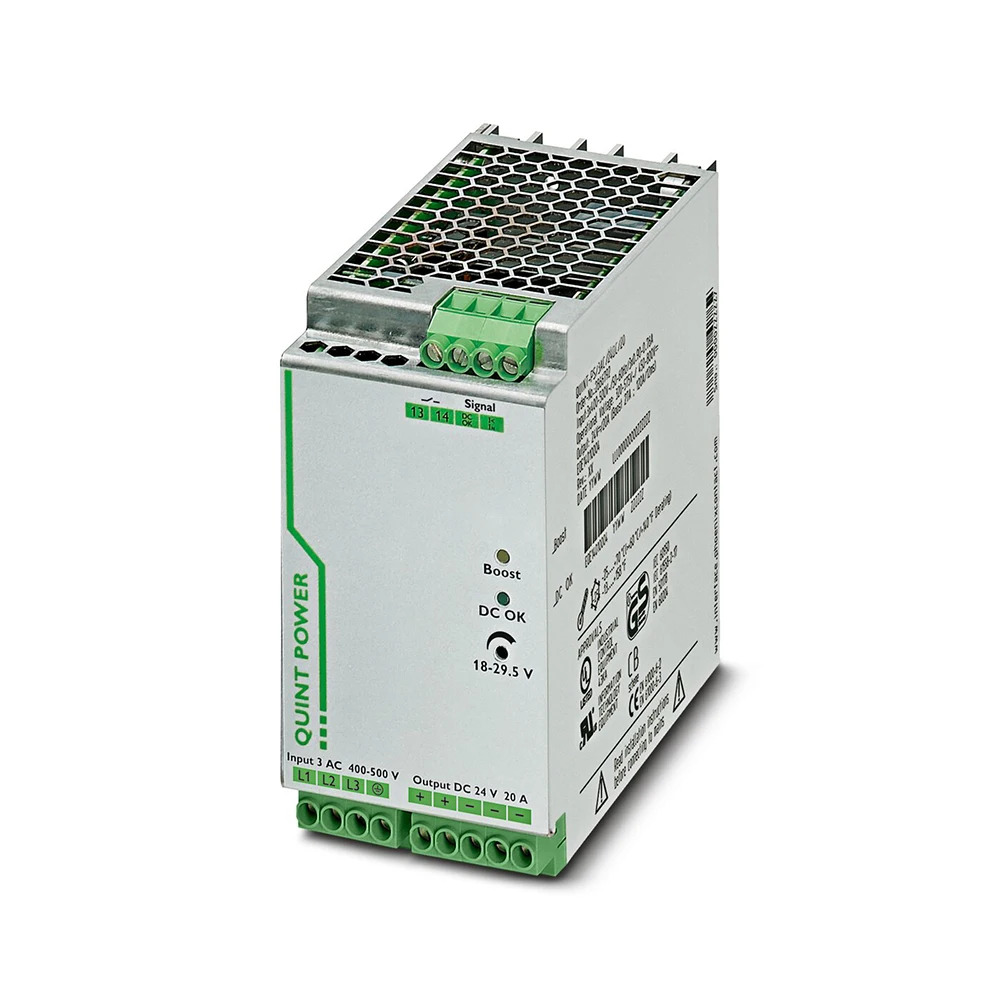 2866792 Phoenix 스위칭 전원공급장치 출력 24VDC/20AQUINT-PS/3AC/24DC/20 QUINT POWER