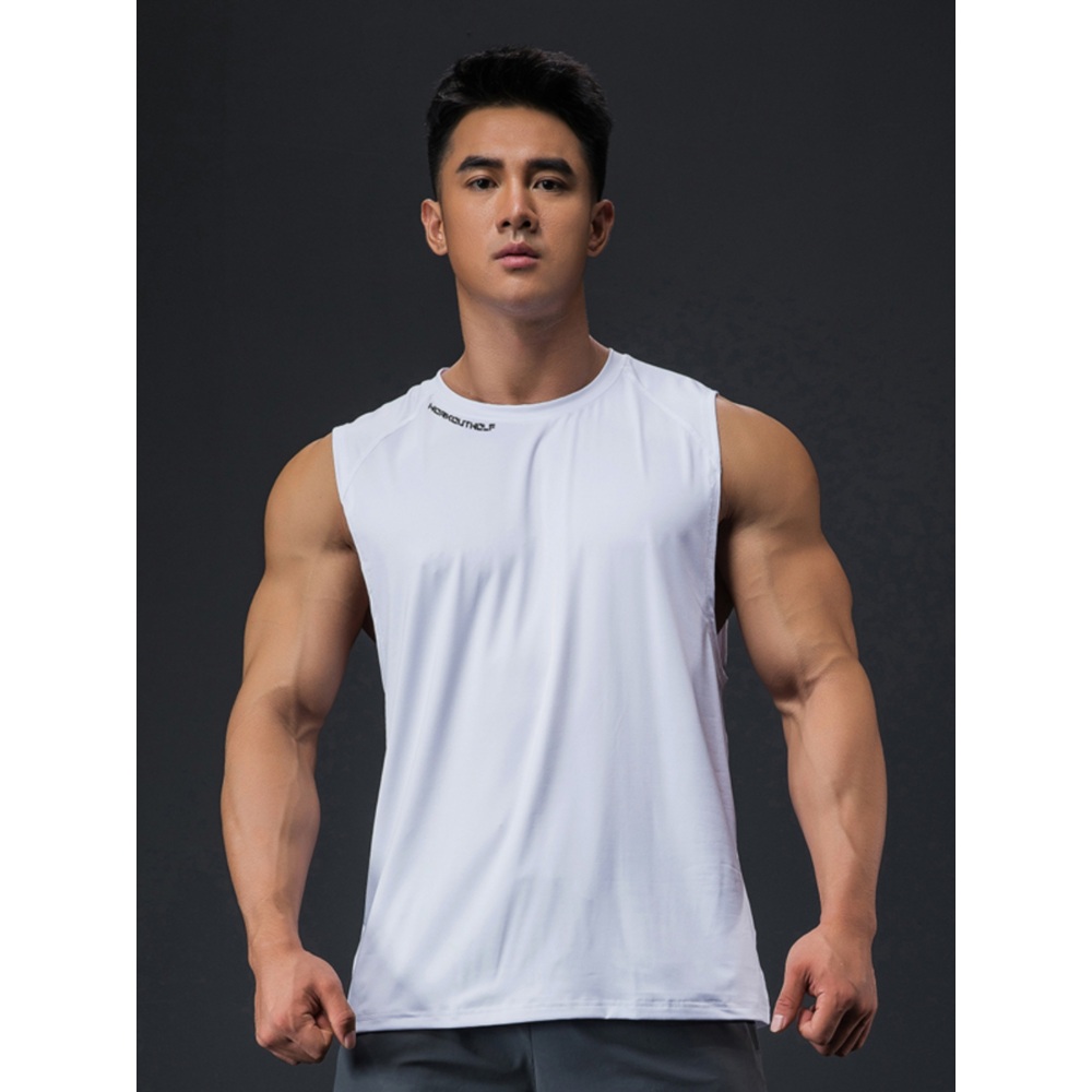 피트니스 나시 스포츠 조끼 남성용 민소매 헬스 마라톤 속건성 땀 흡수 런닝 러닝 - 상세 이미지 3