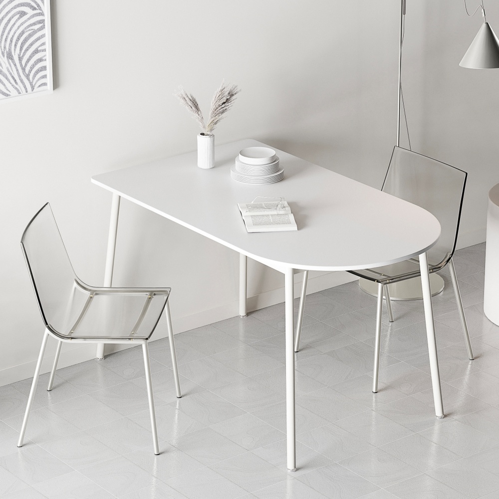 이케아 식탁 원형 테이블 카페 2인용 DOCKSTAR 화이트